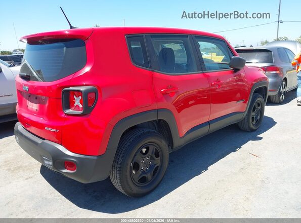 ZACNJDA12NPN79878 2022 JEEP RENEGADE Red Հետևի աջ