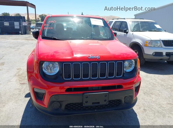 ZACNJDA12NPN79878 2022 JEEP RENEGADE Red Սարքավորումների վահանակի տեսք
