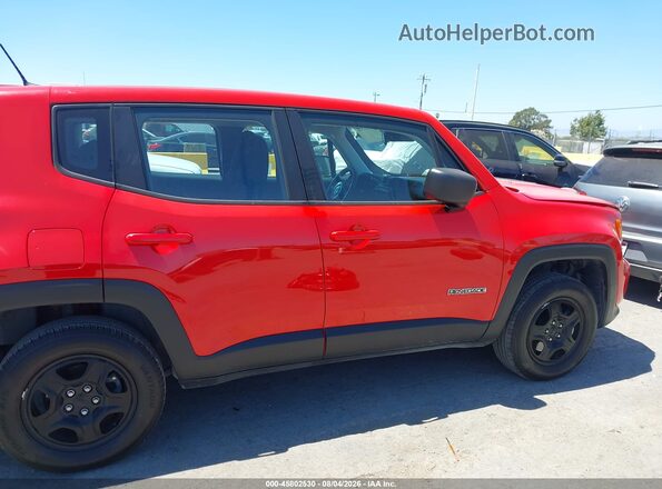 ZACNJDA12NPN79878 2022 JEEP RENEGADE Red Սալոնի հետևի տեսք