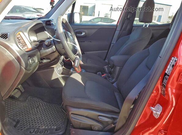 ZACNJDAB1MPM36959 2021 JEEP RENEGADE Red Вид салону спереду