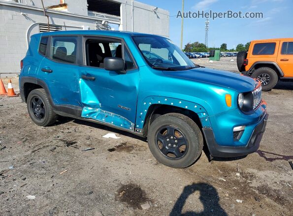 ZACNJDAB2MPN30736 2021 JEEP RENEGADE Blue წინა მარჯვენა