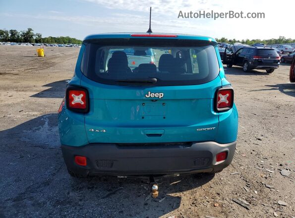 ZACNJDAB2MPN30736 2021 JEEP RENEGADE Blue უკანა ხედი