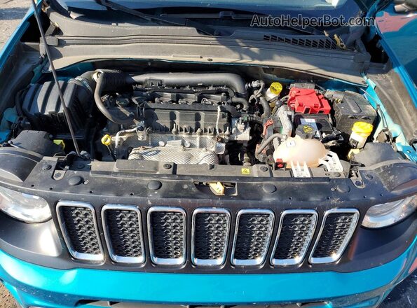 ZACNJDAB2MPN30736 2021 JEEP RENEGADE Blue ძრავის განყოფილების ხედი