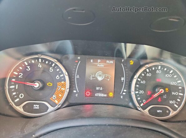 ZACNJDAB3MPN32642 2021 JEEP RENEGADE Silver Widok zestawu wskaźników