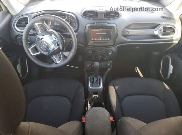 ZACNJDAB3MPN32642 2021 JEEP RENEGADE Silver Widok deski rozdzielczej