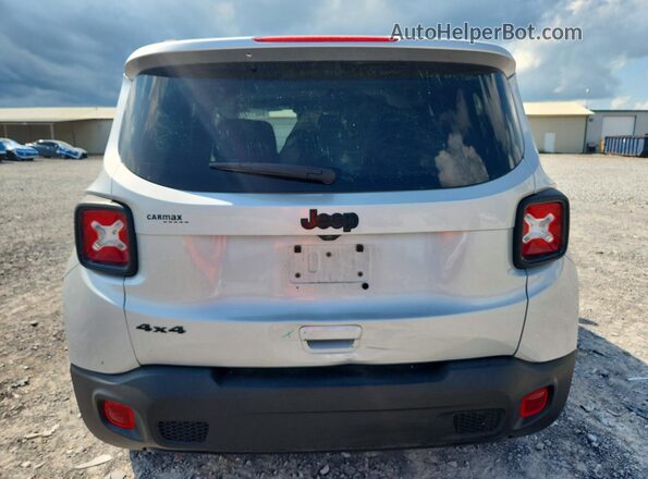 ZACNJDAB8MPM23786 2021 JEEP RENEGADE Silver Вид ззаду