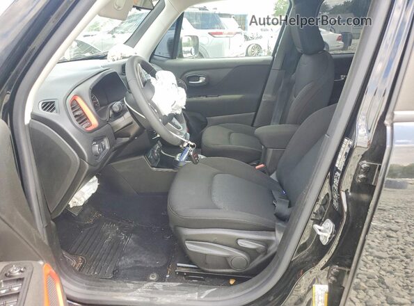 ZACNJDAB9MPM30326 2021 JEEP RENEGADE Black Вид салону спереду