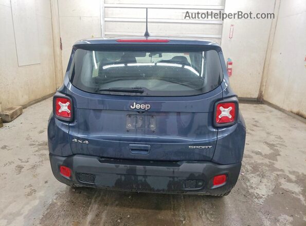 ZACNJDAB9MPM38815 2021 JEEP RENEGADE Синий Вид сзади