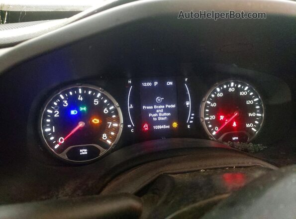 ZACNJDAB9MPM38815 2021 JEEP RENEGADE Синий Вид щитка приборов