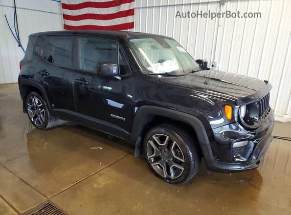 ZACNJDAB9MPM47269 2021 JEEP RENEGADE Black Передня права чверть