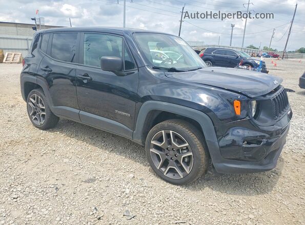 ZACNJDAB9MPN08863 2021 JEEP RENEGADE Black Przód prawy