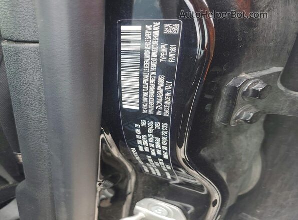 ZACNJDAB9MPN08863 2021 JEEP RENEGADE Black Widok naklejki z numerem VIN