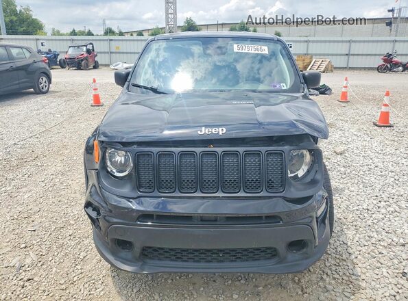 ZACNJDAB9MPN08863 2021 JEEP RENEGADE Black Widok z przodu