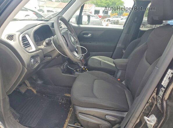 ZACNJDAB9MPN08863 2021 JEEP RENEGADE Black Widok wnętrza z przodu