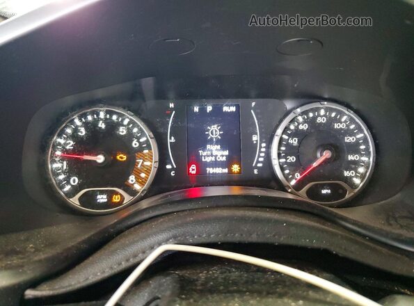 ZACNJDABXMPN22951 2021 JEEP RENEGADE Gray Вид щитка приладів