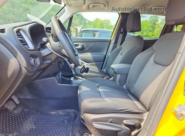 ZACNJDB10PPP38933 2023 JEEP RENEGADE Yellow წინა სალონის ხედი
