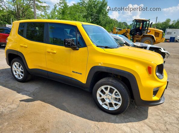 ZACNJDB10PPP38933 2023 JEEP RENEGADE Yellow წინა მარჯვენა