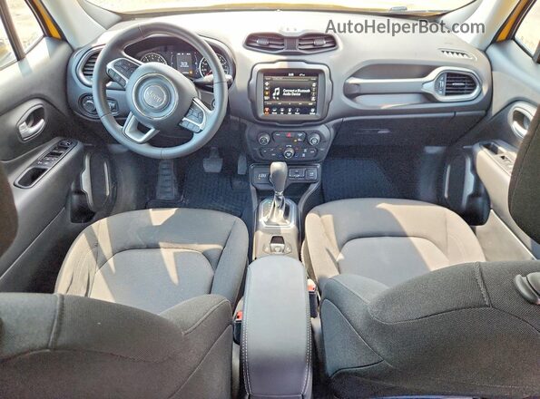 ZACNJDB10PPP38933 2023 JEEP RENEGADE Yellow წინა პანელის ხედი
