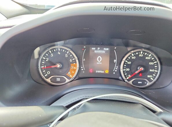 ZACNJDB10PPP38933 2023 JEEP RENEGADE Yellow ხელსაწყოთა პანელის ხედი