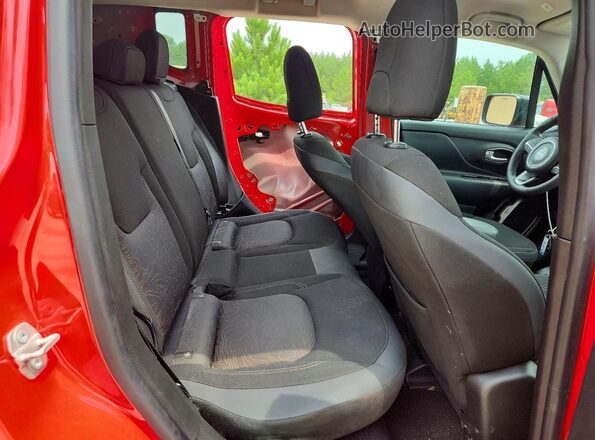 ZACNJDB10PPP69230 2023 JEEP RENEGADE Red Rear seats view