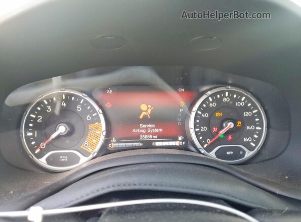 ZACNJDB11PPP34440 2023 JEEP RENEGADE White Vista del cuadro de instrumentos