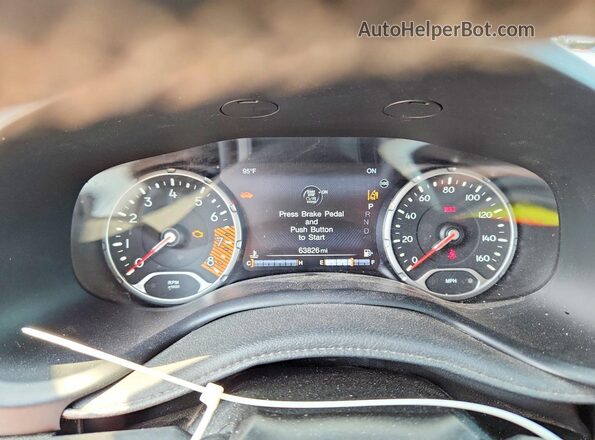 ZACNJDB12MPN24599 2021 JEEP RENEGADE Белый Вид щитка приборов