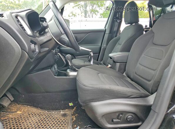 ZACNJDB12NPN64182 2022 JEEP RENEGADE Black Вид салону спереду