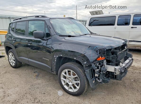 ZACNJDB12NPN64182 2022 JEEP RENEGADE Black Передня права чверть