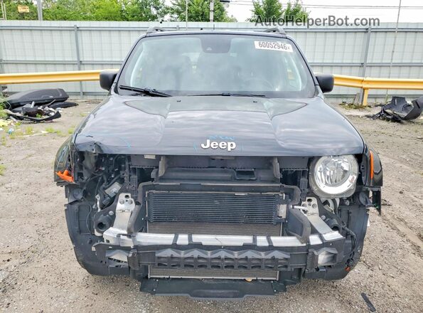 ZACNJDB12NPN64182 2022 JEEP RENEGADE Black Вид спереду