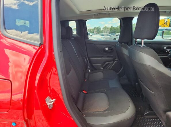 ZACNJDB13PPP45133 2023 JEEP RENEGADE Red Rear seats view