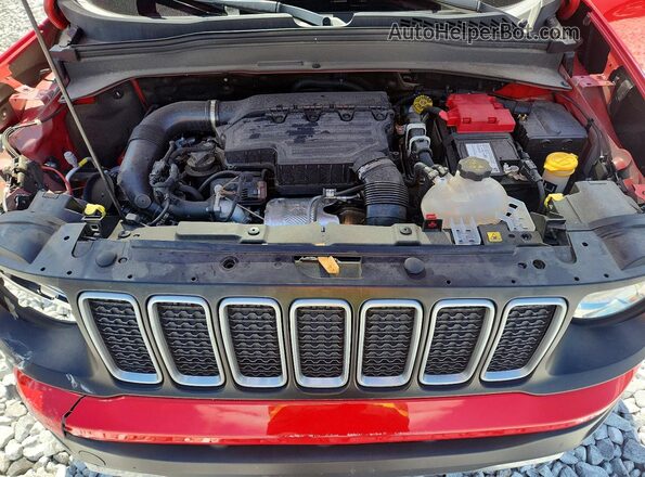 ZACNJDB13PPP45133 2023 JEEP RENEGADE Red Rear interior view