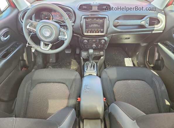 ZACNJDB13PPP45133 2023 JEEP RENEGADE Red Dashboard view