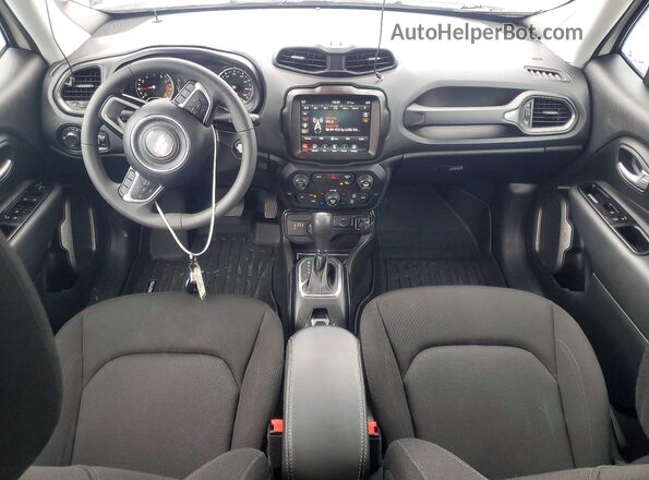 ZACNJDB14PPP70381 2023 JEEP RENEGADE White Вид панелі приладів