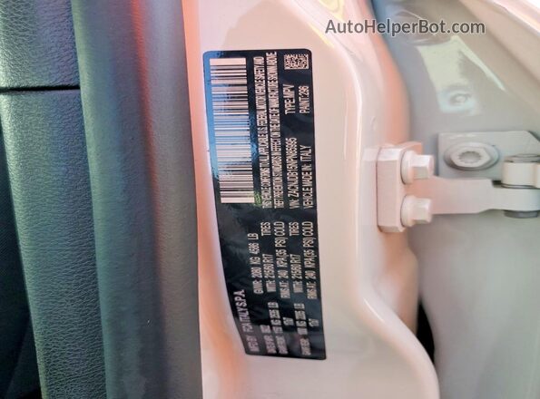 ZACNJDB15NPN85995 2022 JEEP RENEGADE White VIN sticker view