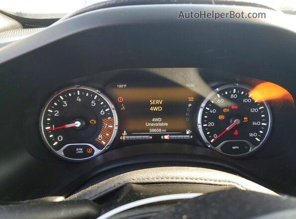 ZACNJDB15NPN85995 2022 JEEP RENEGADE White Instrument cluster view