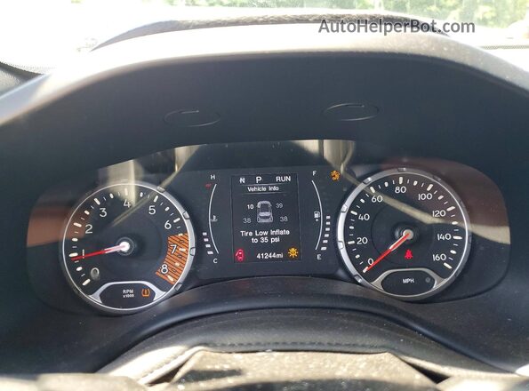 ZACNJDB15PPP54481 2023 JEEP RENEGADE White Instrument cluster view