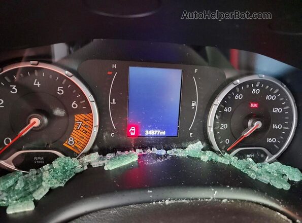 ZACNJDB15PPP71281 2023 JEEP RENEGADE Gray Vista del cuadro de instrumentos