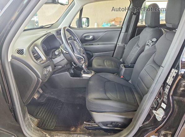 ZACNJDB17NPN44378 2022 JEEP RENEGADE Black Вид салону спереду
