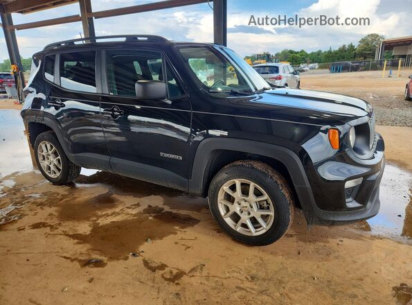ZACNJDB17NPN44378 2022 JEEP RENEGADE Black Передня права чверть