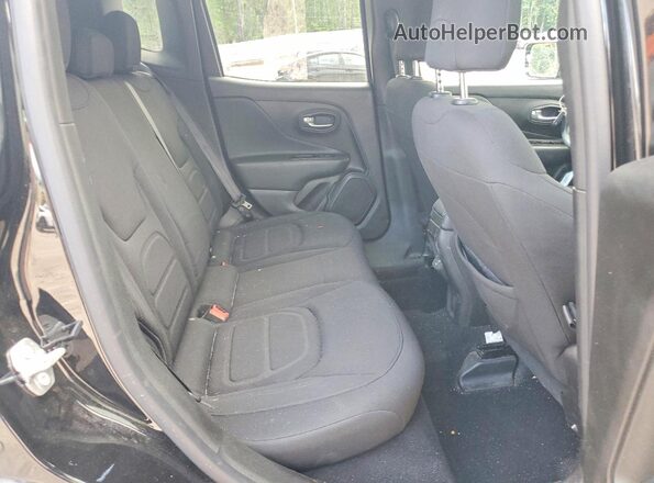 ZACNJDB17NPN70494 2022 JEEP RENEGADE Black უკანა სავარძლების ხედი