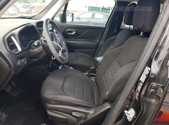 ZACNJDB17NPN70494 2022 JEEP RENEGADE Black წინა სალონის ხედი