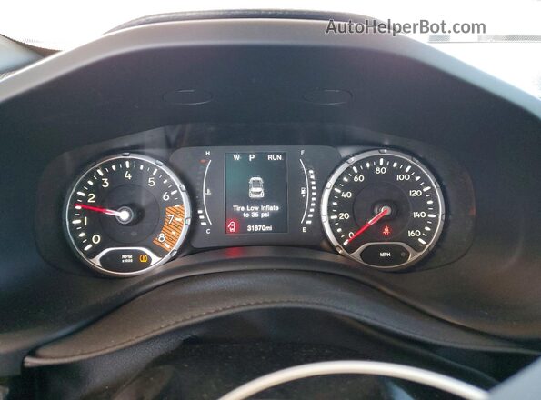 ZACNJDB17PPP24608 2023 JEEP RENEGADE White Vista del cuadro de instrumentos