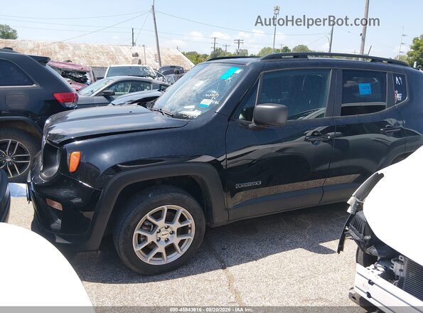 ZACNJDB18NPN69922 2022 JEEP RENEGADE Черный Передняя левая четверть