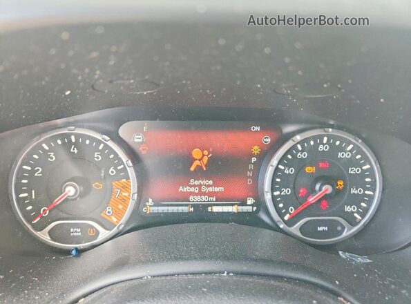 ZACNJDB18NPN78992 2022 JEEP RENEGADE Gray Vista del cuadro de instrumentos