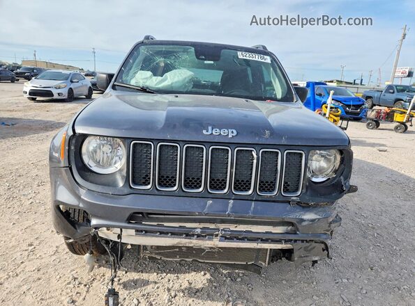 ZACNJDB18NPN80600 2022 JEEP RENEGADE Gray Vista frontal