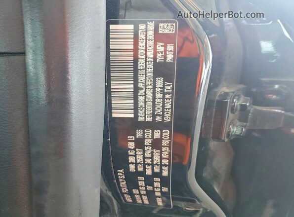 ZACNJDB18PPP16663 2023 JEEP RENEGADE Black Շարժիչի բաժամունքի տեսք