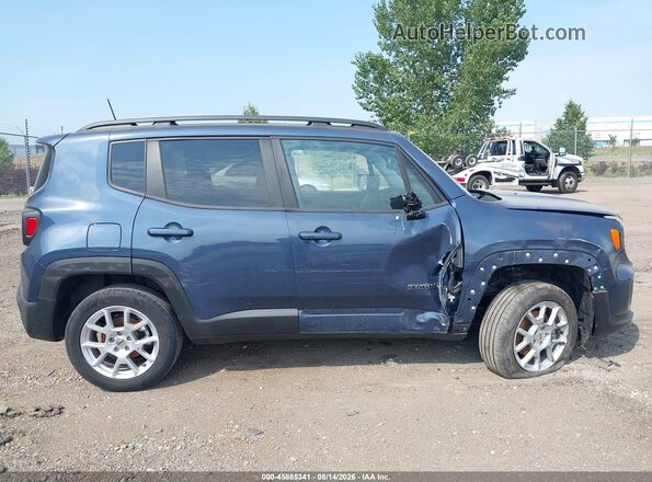 ZACNJDB19NPN57715 2022 JEEP RENEGADE Blue Widok wnętrza z tyłu