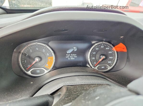 ZACNJDB19PPP36047 2023 JEEP RENEGADE Black Widok zestawu wskaźników