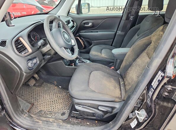 ZACNJDB19PPP36047 2023 JEEP RENEGADE Black Widok wnętrza z przodu
