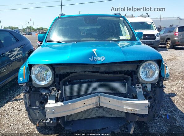 ZACNJDBB0MPN11875 2021 JEEP RENEGADE Blue Вид задньої частини салону